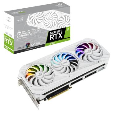 ASUS ROG-STRIX-RTX3080-O10G-WHITE - NVIDIA RTX3080 - 10GB GDDR6X