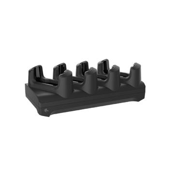 Zebra 4-Slot Charge Only Non-Locking Cradle - håndholdt opladnings holder + strøm adapter