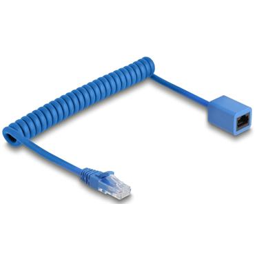 Delock n&auml;tverksf&ouml;rl&auml;ngningskabel - 1.2 m - bl&aring;