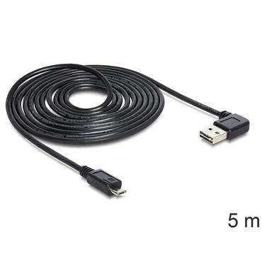 Delock EASY-USB - USB-kabel - Micro-USB Typ B till USB - 5 m