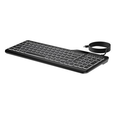 HP 400 Backlit Wired Keyboard-
