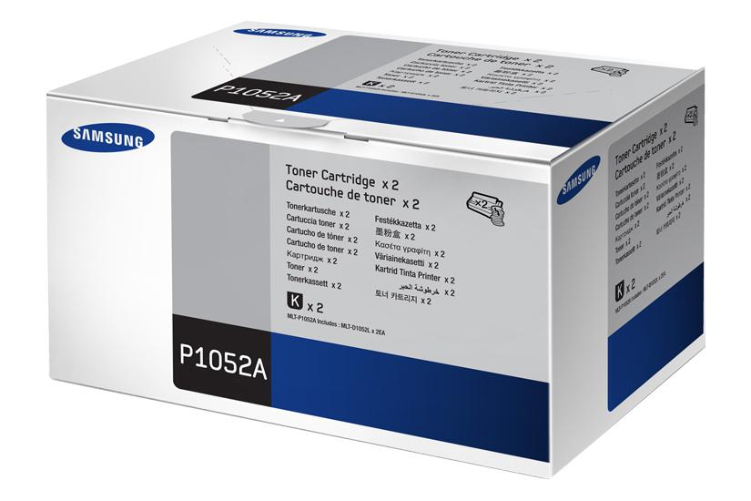 Samsung Pakke med 2 stk. MLT-P1052A-tonerpatroner med høj kapacitet, sort