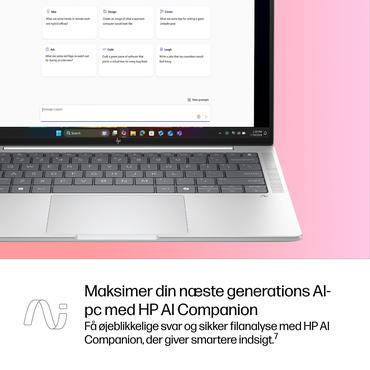 HP EliteBook X G1i Notebook Next Gen AI Bærbar PC - Intel Core Ultra 7 (Serie 2) 258V / 2.2 GHz - 32 GB - 512 GB SSD PCIe - NVM Express (NVMe) - 14" IPS