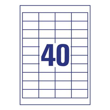 Avery Universaletiketter 48,5x25,4mm Promotion (2600)