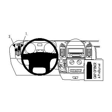 Brodit ProClip Left mount - beslag til montering
