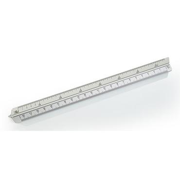 Wedo 52 55101 lineal 322 mm Aluminium Grøn, Rød, Gennemsigtig 1 stk