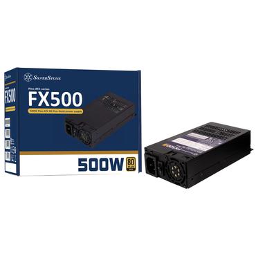 SilverStone FX500 str&ouml;mf&ouml;rs&ouml;rjning - ATX12V / Flex ATX - Svart