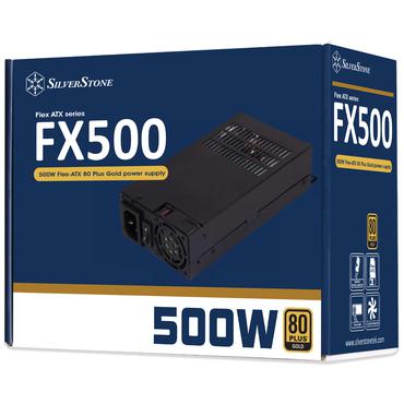 SilverStone FX500 str&ouml;mf&ouml;rs&ouml;rjning - ATX12V / Flex ATX - Svart
