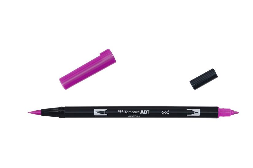 Tombow ABT-665 filtpen Fin/ekstra fed Lilla 1 stk