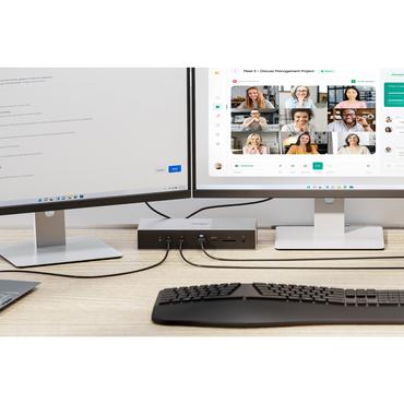 Kensington SD5000T5 EQ - dockningsstation - Thunderbolt 5 - 3 x Thunderbolt 5 - 1GbE, 2.5GbE