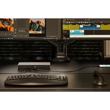 Kensington SD5000T5 EQ - dockningsstation - Thunderbolt 5 - 3 x Thunderbolt 5 - 1GbE, 2.5GbE