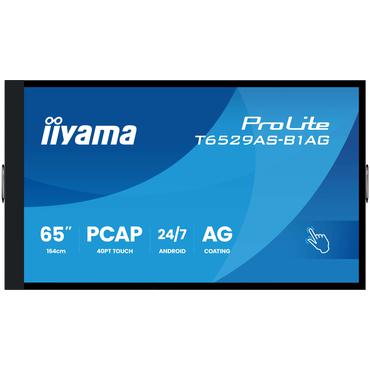 IIYAMA 164cm (64,5") T6529AS-B1AG 16:9 M-Touch 2xHDMI+UBS-C (Speditionsversand)