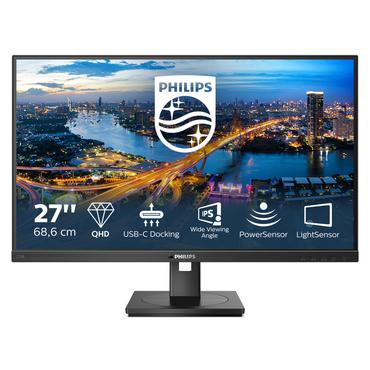 Philips B Line 276B1/75 LED display 68,6 cm (27") 2560 x 1440 pixel Fuld HD Sort