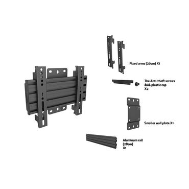 Multibrackets M Wallmount Pro MBW1U - beslag - for LCD display - sort