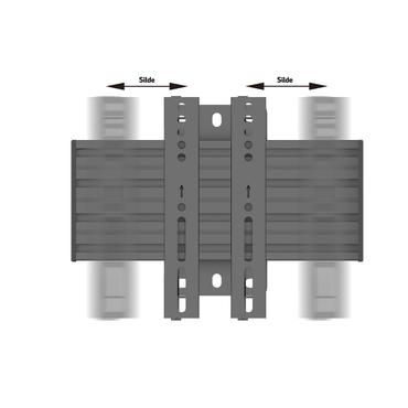 Multibrackets M Wallmount Pro MBW1U - beslag - for LCD display - sort