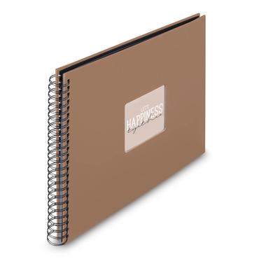 Hama 00009853 fotoalbum og arkbeskyttelse Brun 300 ark Spiral indbinding