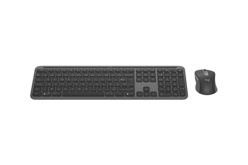 Logitech Signature Slim Combo Mk950 For Business Sæt Med Mus Og Tastatur 100 Full Size Qwerty Uk Grafit Indgangsudstyr
