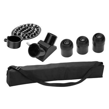 Bresser Optics CLASSIC 70/350 Refraktor 140x Sort, Hvid