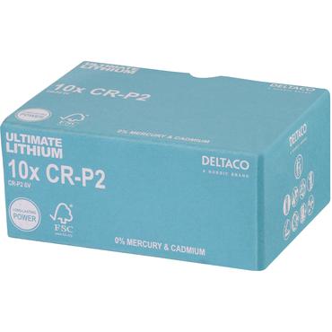 DELTACO Ultimate batteri - 10 x CR-P2 - Li