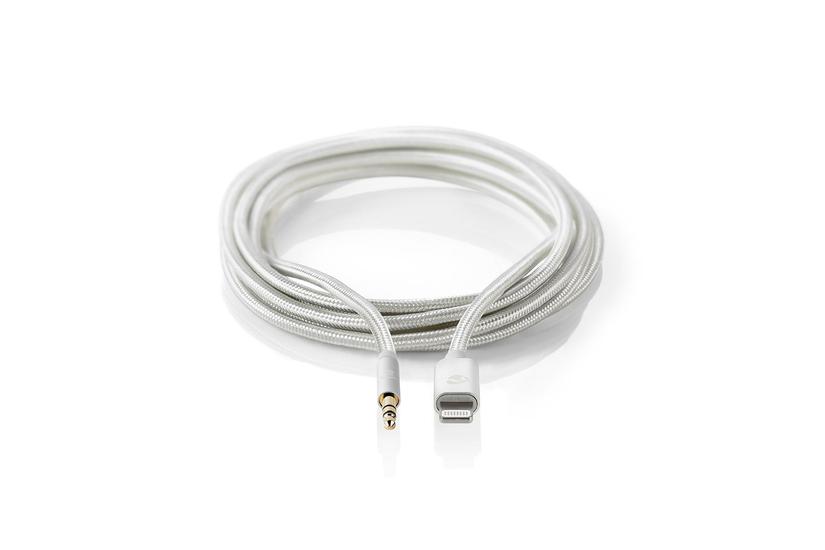 Nedis Lightning till huvudtelefon-jackstickabel - Lightning / audio - 1 m