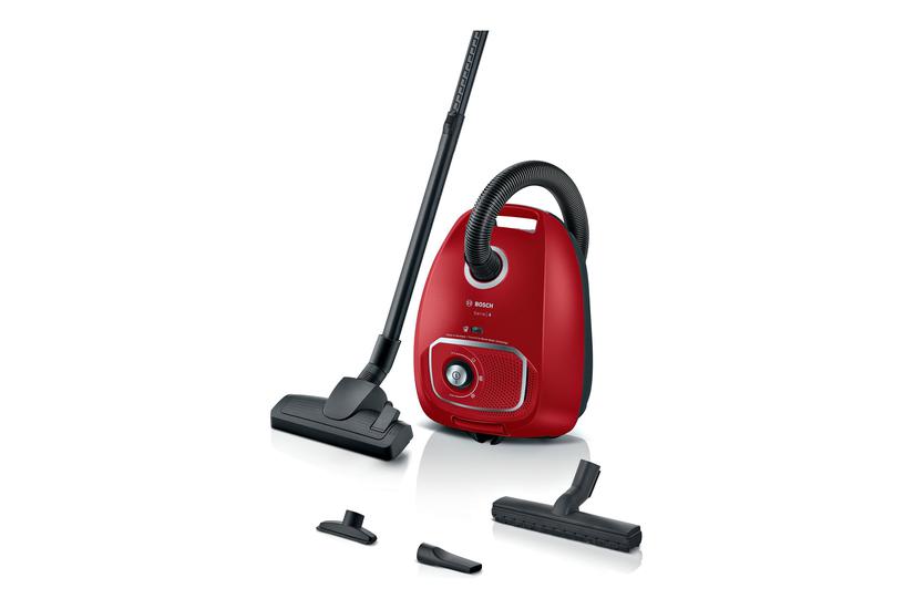 Bosch Serie | 4 BGB41RD3H - støvsuger - beholder - intens rød