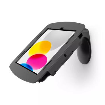 Compulocks iPad Air 10.9" (4-5th Gen) Space Enclosure Core Counter Stand or Wall Mount indelukke - for tablet - fikseret 45 grader - sort