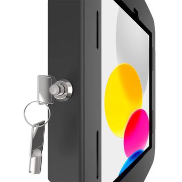 Compulocks iPad Air 10.9" (4-5th Gen) Space Enclosure Core Counter Stand or Wall Mount indelukke - for tablet - fikseret 45 grader - sort