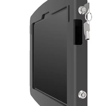 Compulocks iPad Air 10.9" (4-5th Gen) Space Enclosure Core Counter Stand or Wall Mount indelukke - for tablet - fikseret 45 grader - sort
