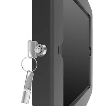 Compulocks iPad Air 10.9" (4-5th Gen) Space Enclosure Core Counter Stand or Wall Mount indelukke - for tablet - fikseret 45 grader - sort