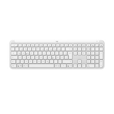Logitech Signature Slim K950 - tangentbord - 100% full size - QWERTZ - tysk - offwhite Inmatningsenhet