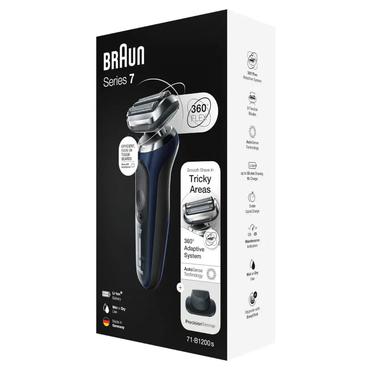 Braun Series 7 71-B1200s Folie shaver Trimmer Blå