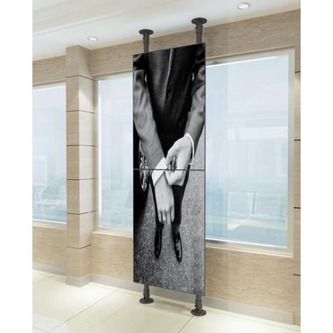 Multibrackets M Pro Series MBFC2P2UPHD monteringssæt - for 2 LCD displays - sort