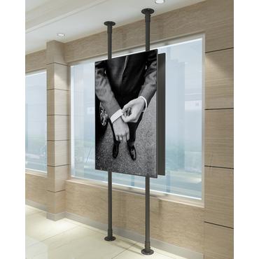 Multibrackets M Pro Series MBFC2P2UPHD monteringssæt - for 2 LCD displays - sort