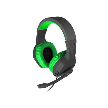 GENESIS Argon 200 Headset Ledningsført Spil Sort, Grøn