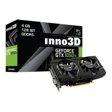 Inno3D Geforce GTX 1050Ti - NVIDIA GTX1050Ti - 4GB GDDR5