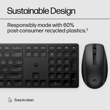 HP 650 Wireless Keyboard and M