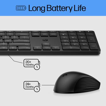 HP 650 Wireless Keyboard and M