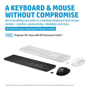 HP 650 Wireless Keyboard and M