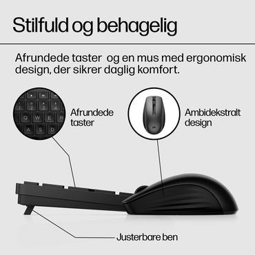 HP 650 Wireless Keyboard and M