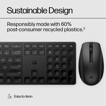 HP 650 Wireless Keyboard and M