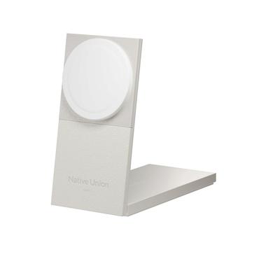 Native Union Rise 2-In-1 Qi2 Smartphone Lys gr&aring; Tr&aring;dl&oslash;s opladning Indend&oslash;rs