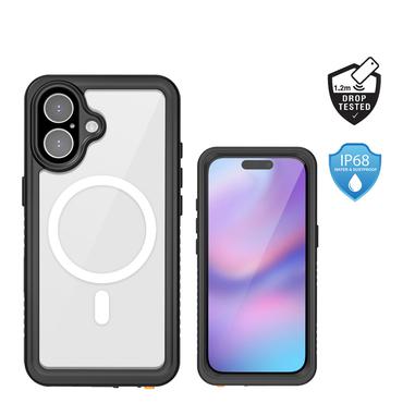 4smarts H&uuml;lle mobiltelefon etui 16 cm (6.3") Cover Sort, Transparent