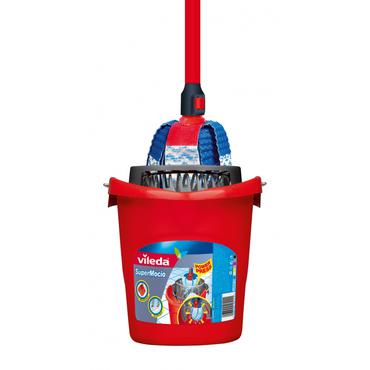 Vileda 4073 moppesystem & spand Enkelt beholder Rød