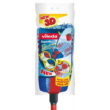 Vileda 4073 moppesystem & spand Enkelt beholder Rød
