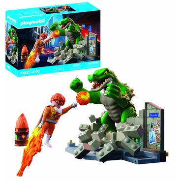 PLAYMOBIL Helden-Showdown mit der Riesenechse - 71831