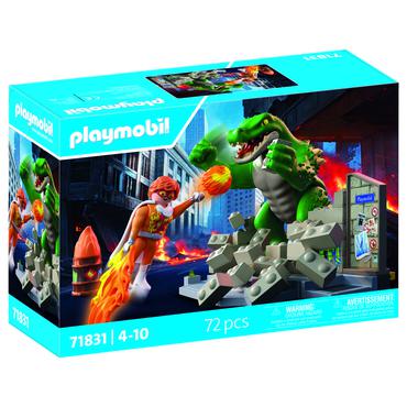 PLAYMOBIL Helden-Showdown mit der Riesenechse - 71831
