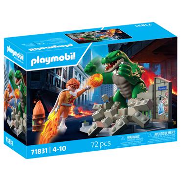 PLAYMOBIL Helden-Showdown mit der Riesenechse - 71831
