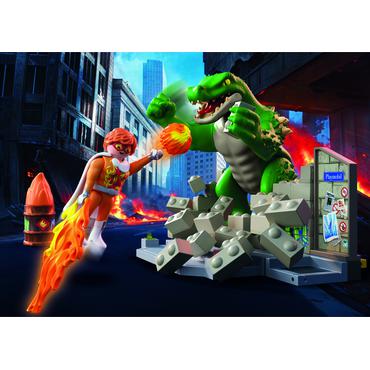 PLAYMOBIL Helden-Showdown mit der Riesenechse - 71831