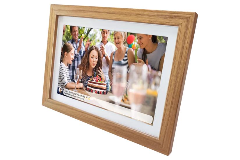 Denver PFF-1042LW digital fotoramme Tr&aelig; 25,6 cm (10.1") Ber&oslash;ringssk&aelig;rm Wi-Fi