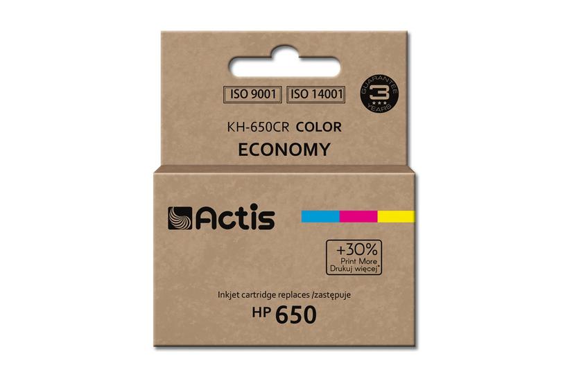 Actis KH-650CR bl&aelig;k (erstatning HP 650 CZ102AE; Standard; 9 ml; farve)